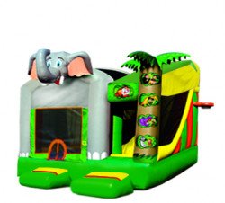 Jungle Adventure Bounce & Slide Combo