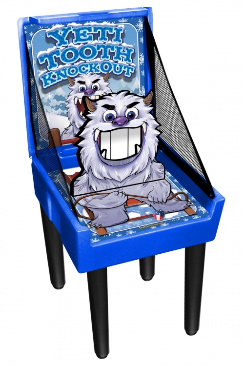 Yeti Tooth Knockout Winter Themed Carnival Game