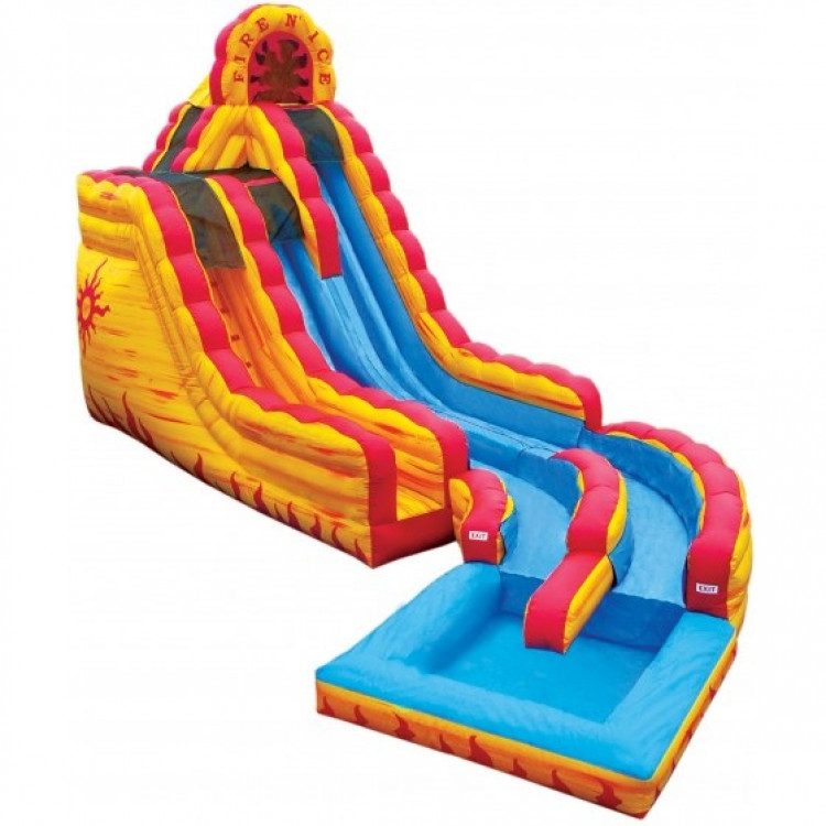 Fire 'N' Ice with Pool Water Slide