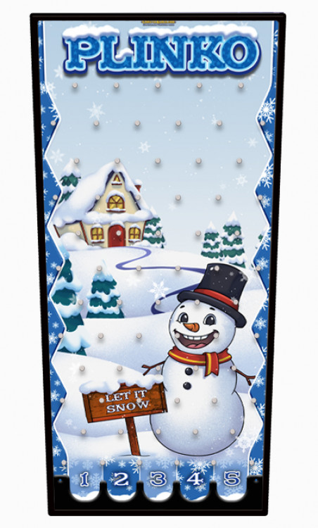 Snowman Plinko Game