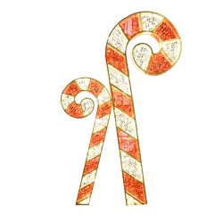 3D Candy Cane - Illumination