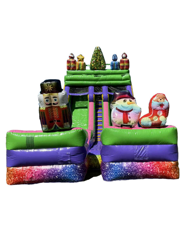 22ft Hybrid Double Lane Wet or Dry Slide 22ft Hybrid Double Lane Wet or Dry Slide